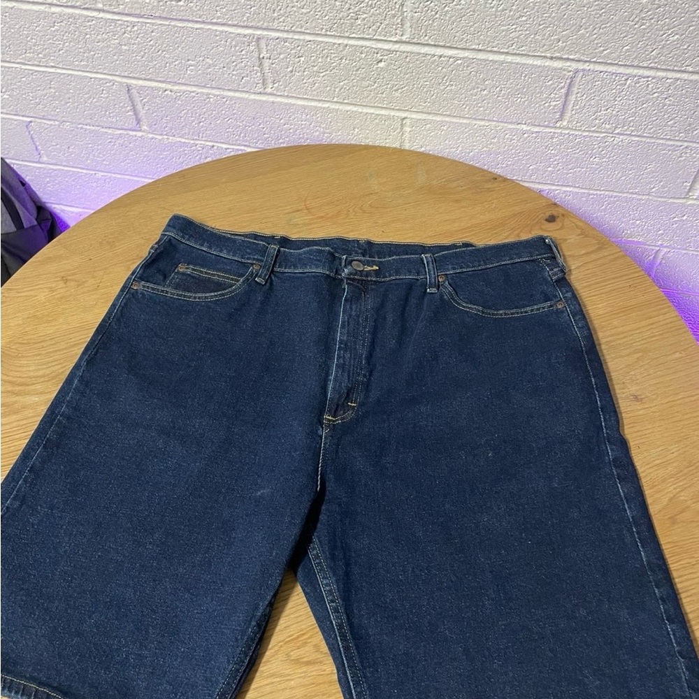 Wrangler Men's Dark Blue Relaxed Jeans